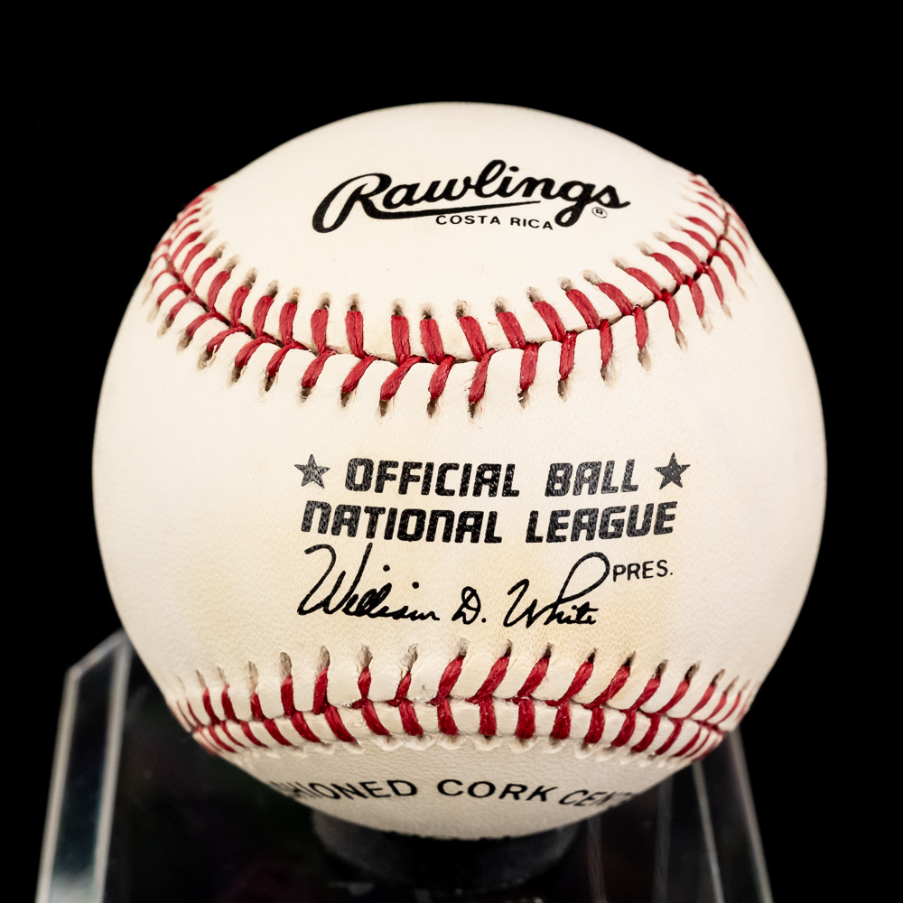 Ron Santo & Billy Herman Autographed Baseballs