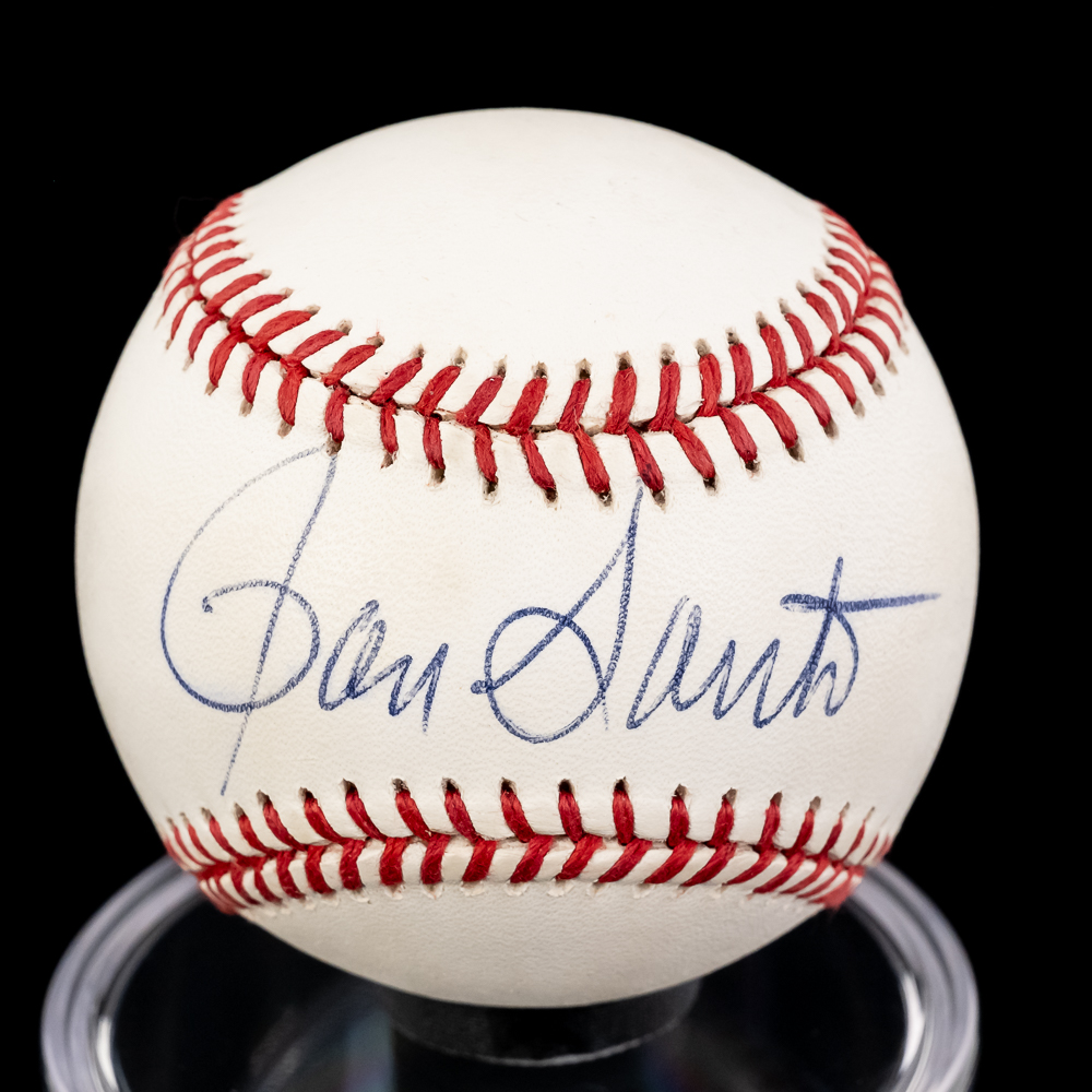 Ron Santo & Billy Herman Autographed Baseballs