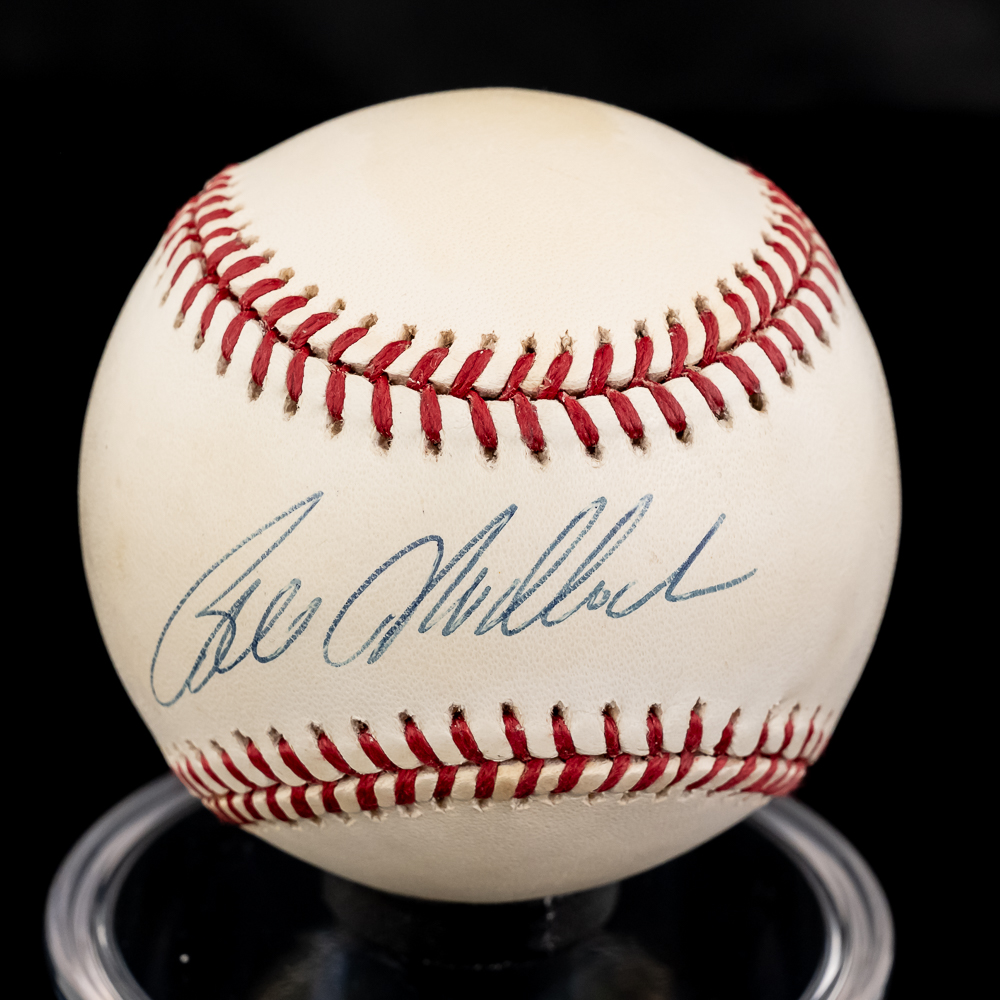 Bobby Murcer & Bill Madlock Autographed Baseballs