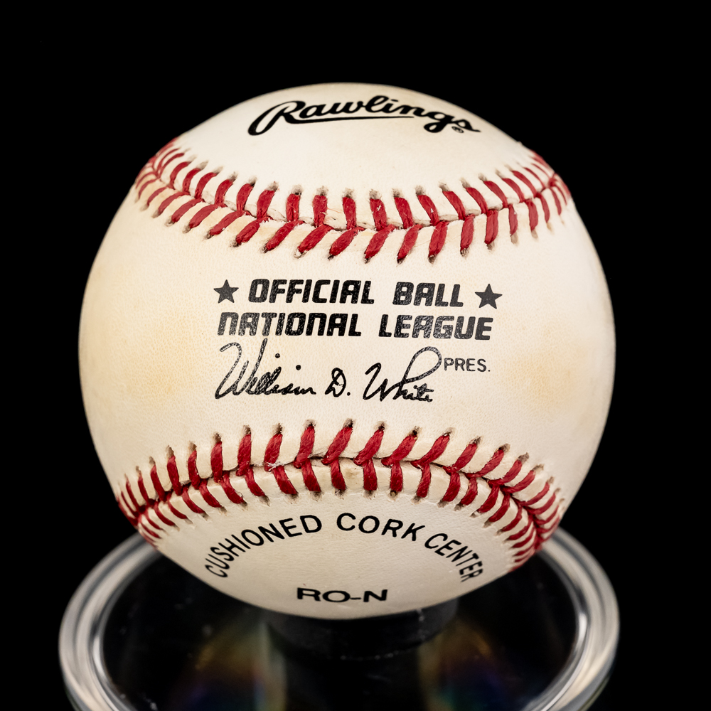Eddie Mathews Autographed NL MLB Baseball w COA
