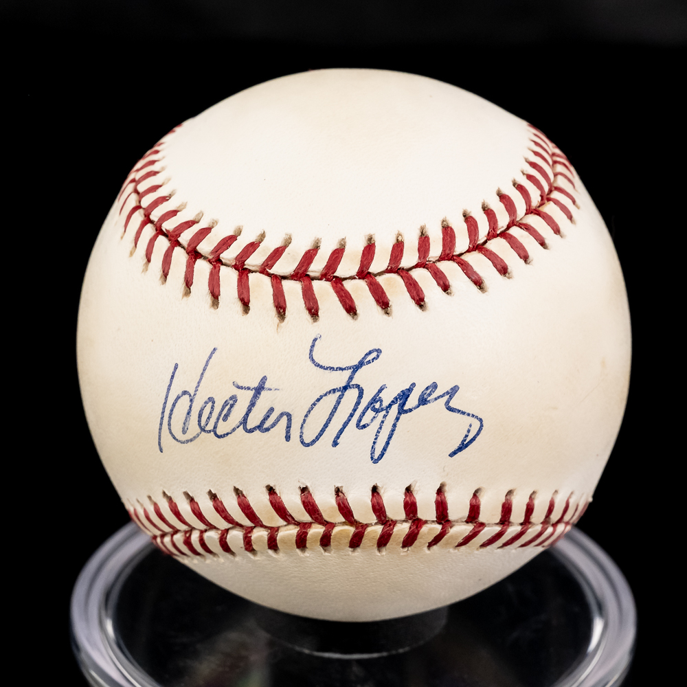 NYY Yogi Berra COA & Hector Lopez Signed Baseballs