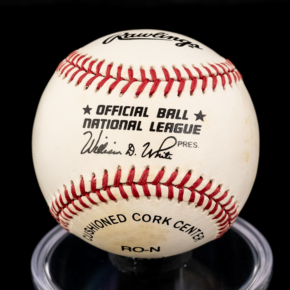 Vida Blue & Carney Lansford Autographed Baeballs