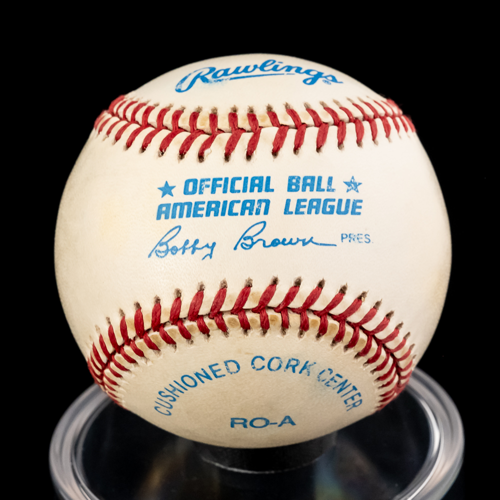 Vida Blue & Carney Lansford Autographed Baeballs