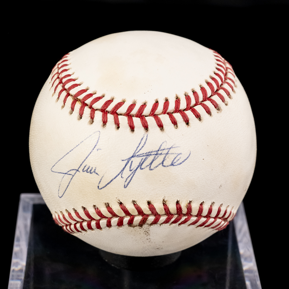 Reggie Jackson & Jim Lyttle Autographed Baseballs