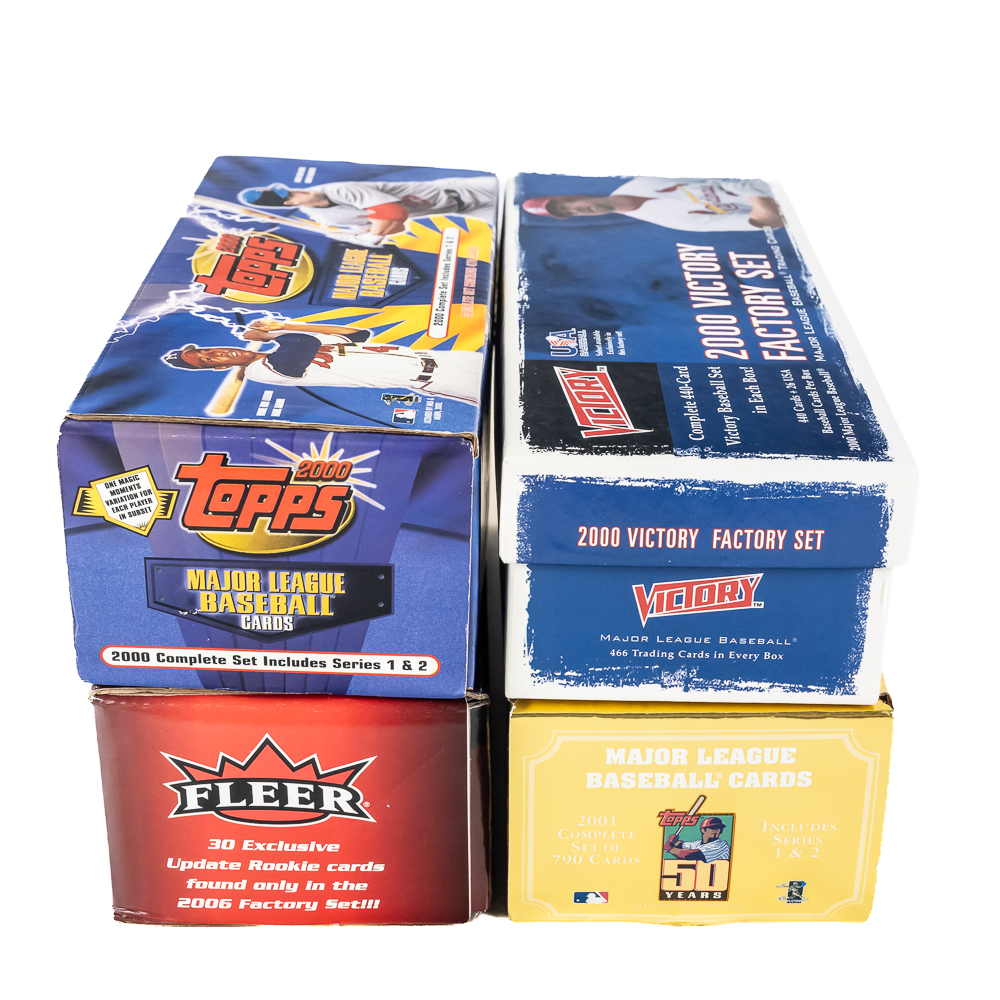 '00 Victory 00 Topps '01 Topps & 06 Fleer MLB Sets