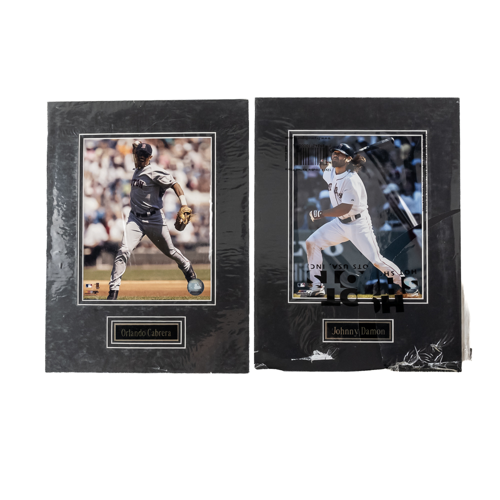 15 Assorted MLB Licensed Matted Photographic Print