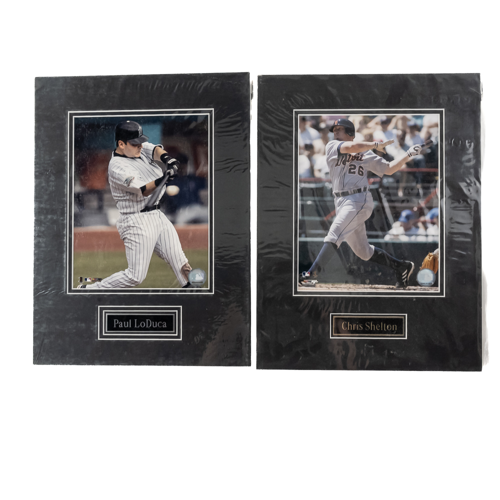 15 Assorted MLB Licensed Matted Photographic Print
