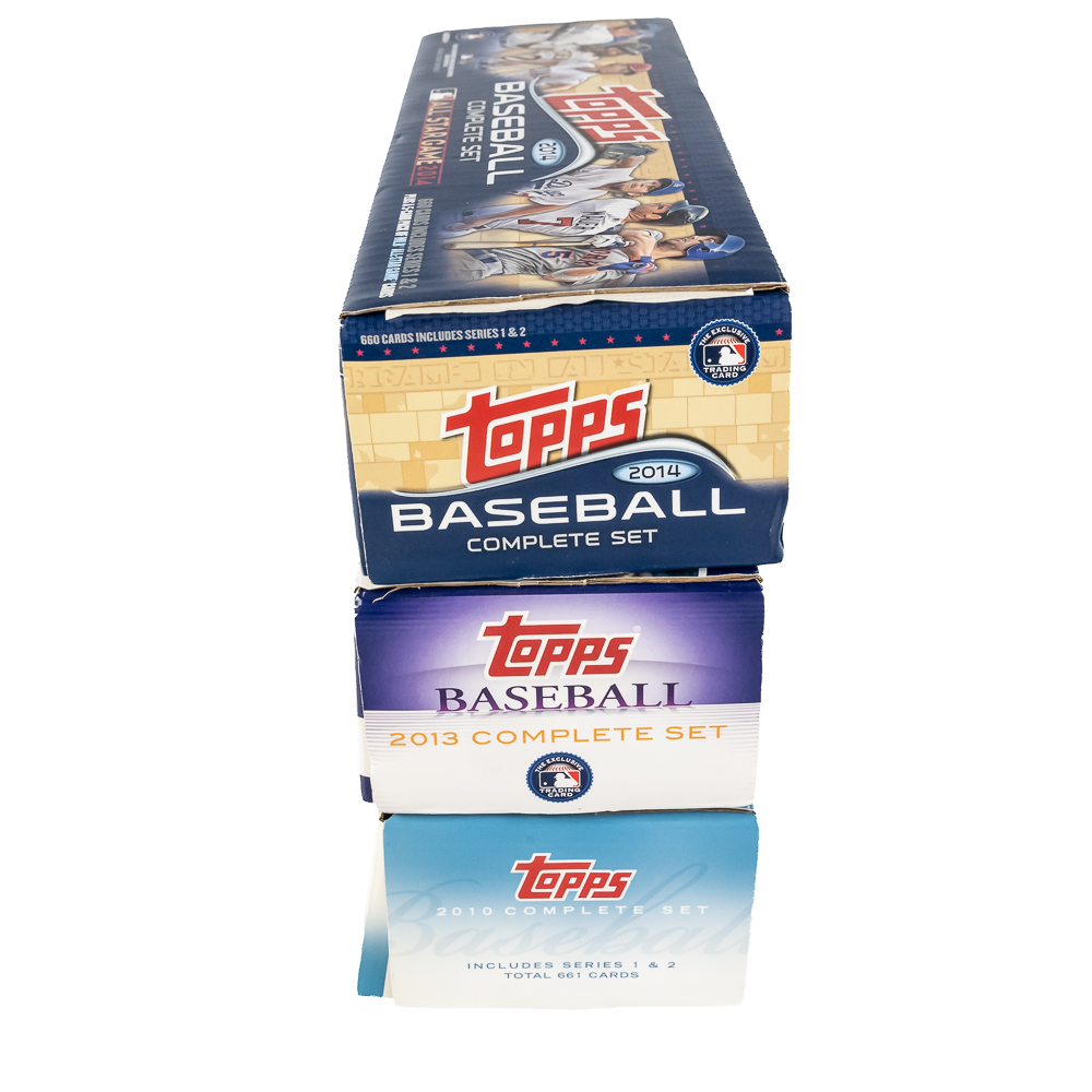 2010 2013 & 2014 Topps MLB Card Complete Sets