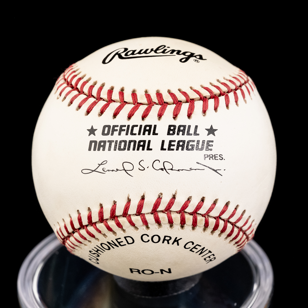 Sandberg Sutcliffe & Sosa Autographed MLB Baseball