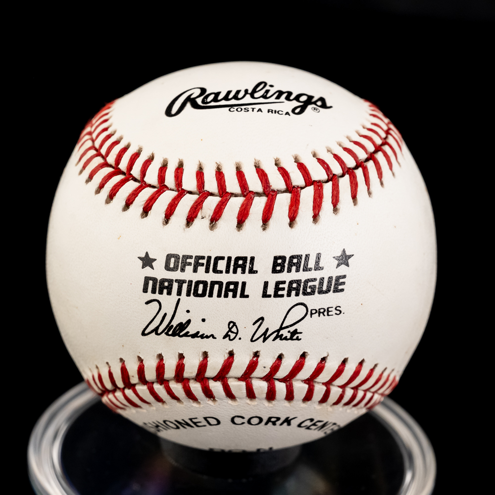 J. Mize & Stan Musial Autographed MLB Baseballs