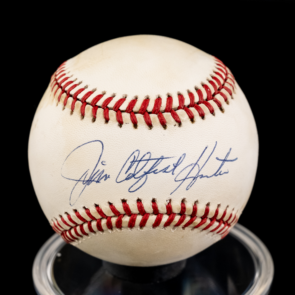 Jim Catfish Hunter & Tug McGraw Autographed Balls