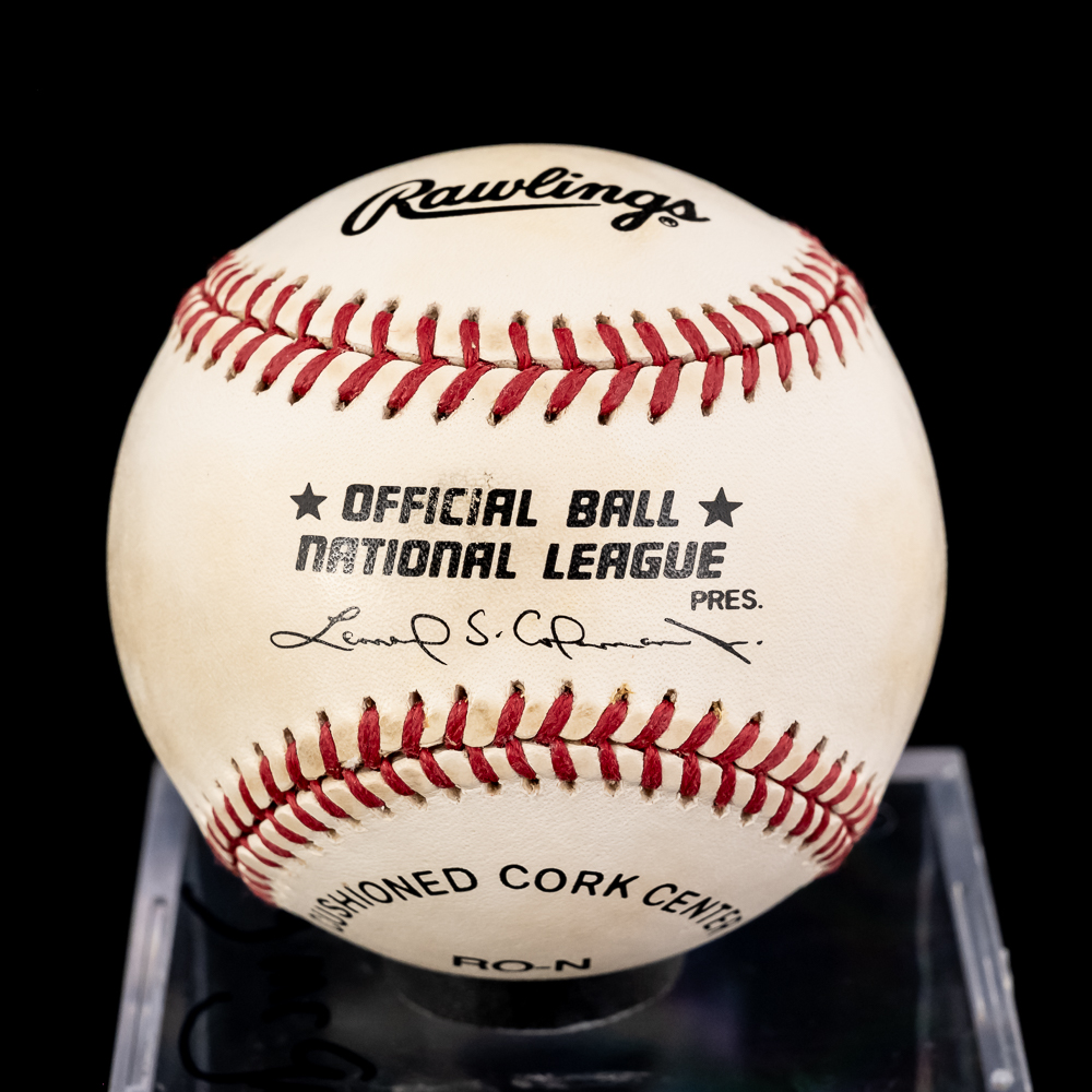 Jim Catfish Hunter & Tug McGraw Autographed Balls