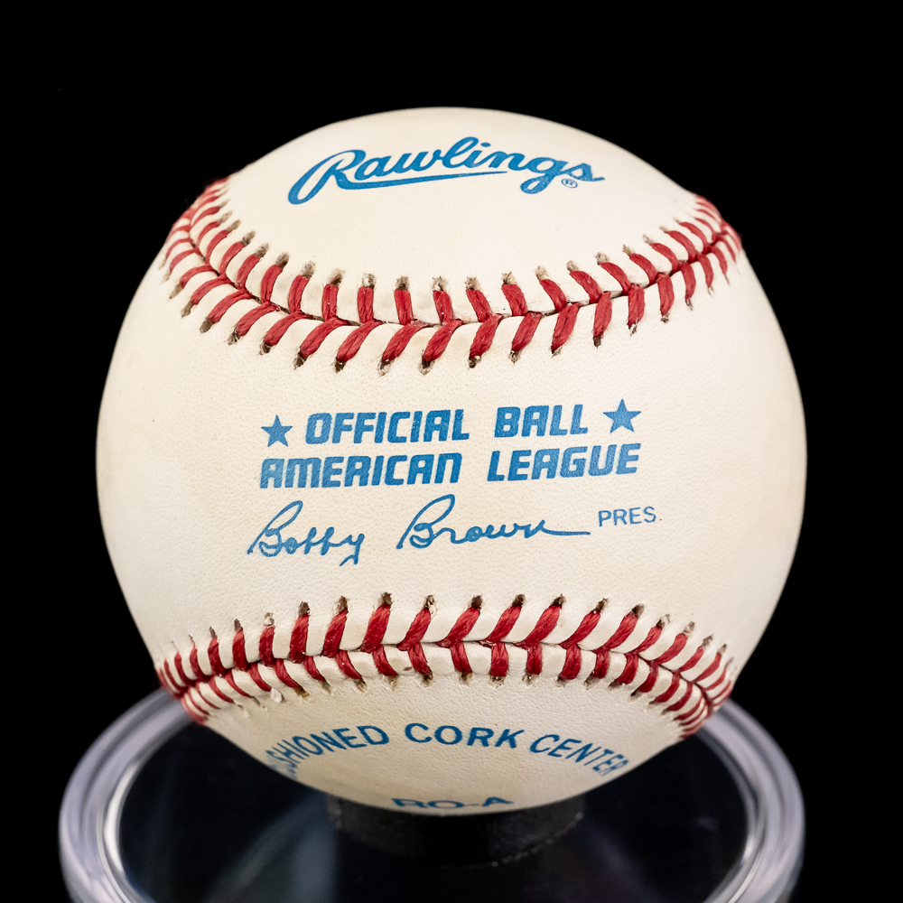 NYY D Larsen C Boyer Lyttle Autographed Baseballs