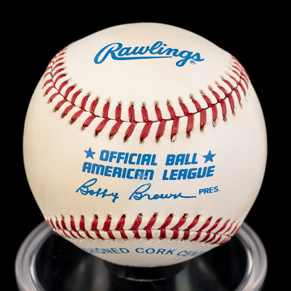 NYY D Larsen C Boyer Lyttle Autographed Baseballs