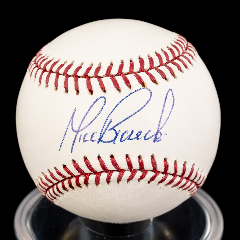 ATL Chipper Jones & Mike Bielecki Signed Baseballs