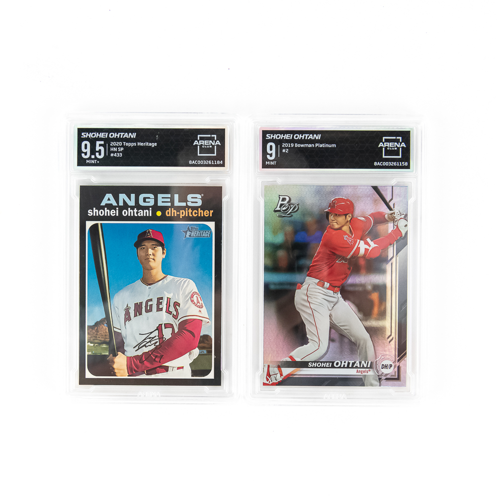 '19 Bowman Platinum & '20 Heritage Shohei Ohani