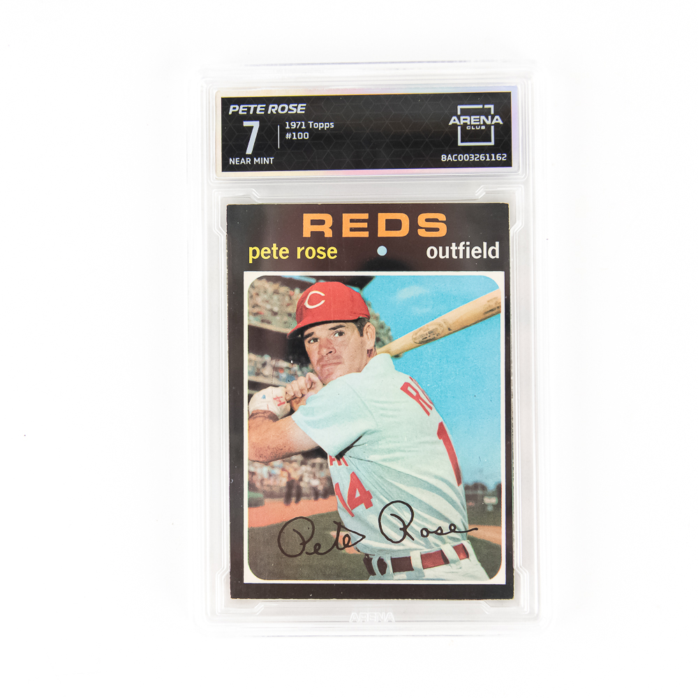 1971 Topps Pete Rose #100 Arena 7 HIT KING