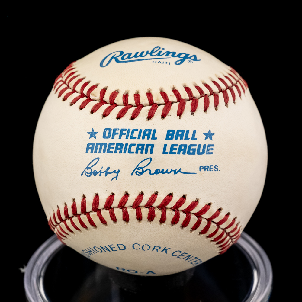 Marv & Faye Thronebery Autographed OAL Baseball