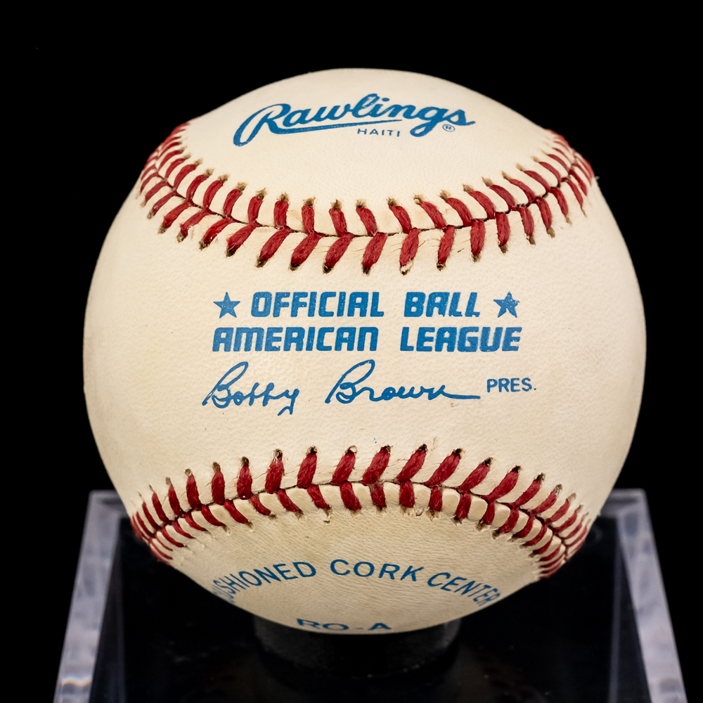 Marv & Faye Thronebery Autographed OAL Baseball