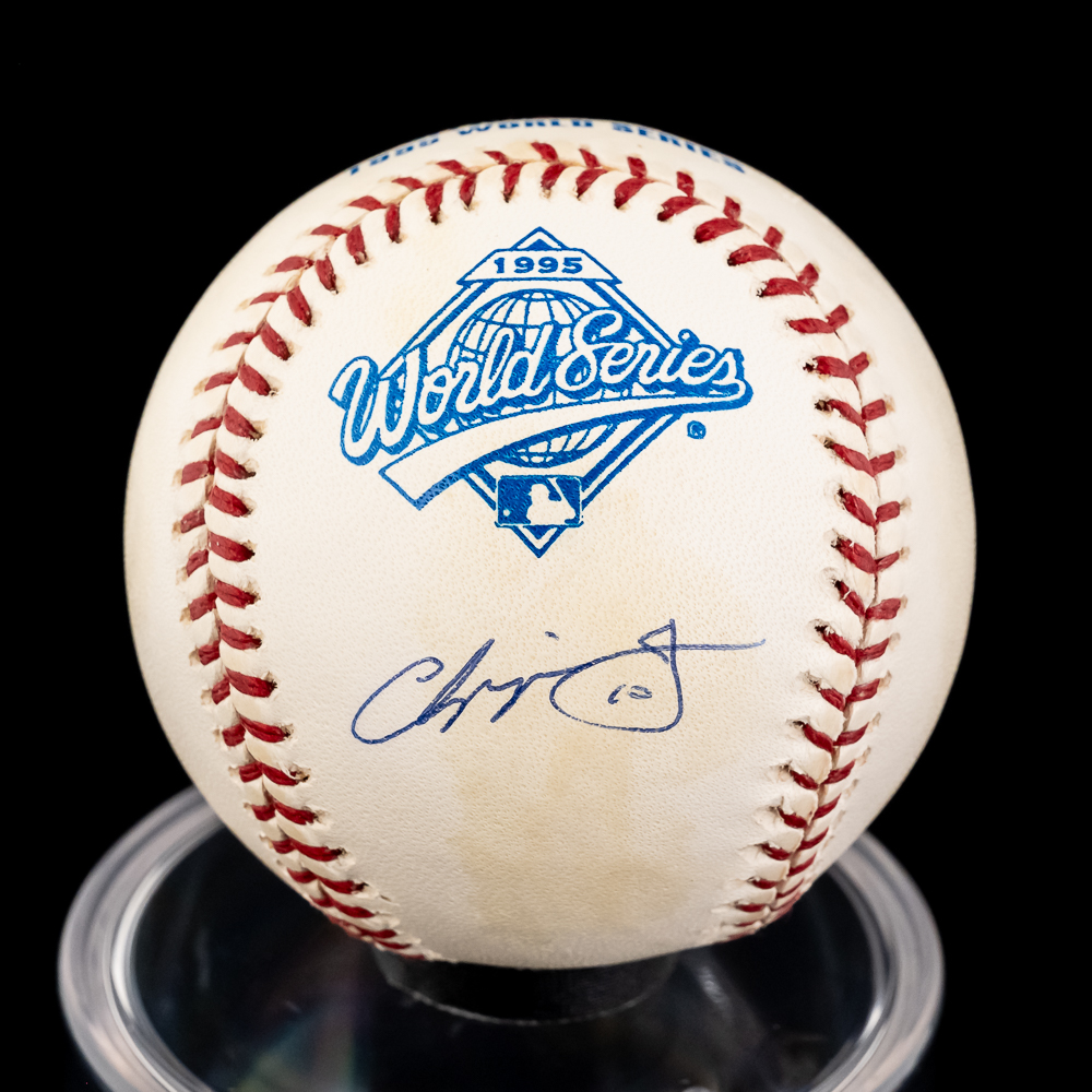 ATL Chipper Jones & David Justice Signed Baseballs