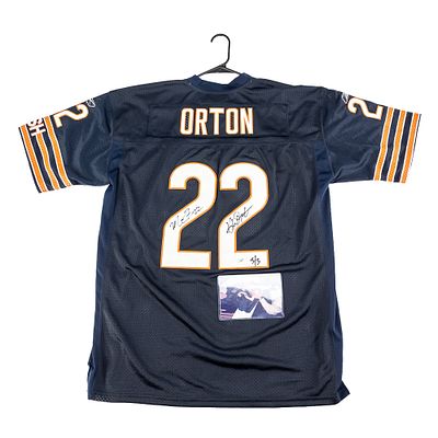 K. Orton & M. Forte Autographed Mismatched Jersey. Mismatched Matt Forte #22 with Kyle Orton 