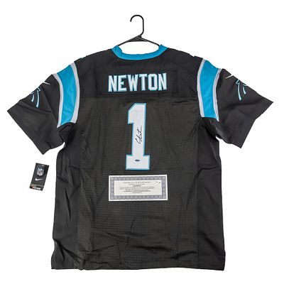 Cam Newton Autographed Panthers SB 50 Jersey wCOA. Cam Newton autographed Carolina Panthers NIKE 