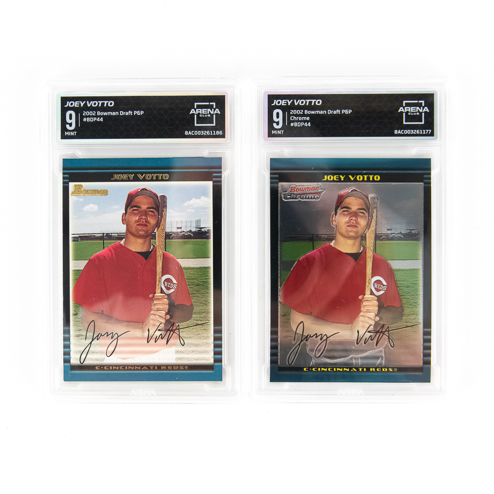 2002 Bowman Chrome & Bowman Joey Votto RC Arena 9