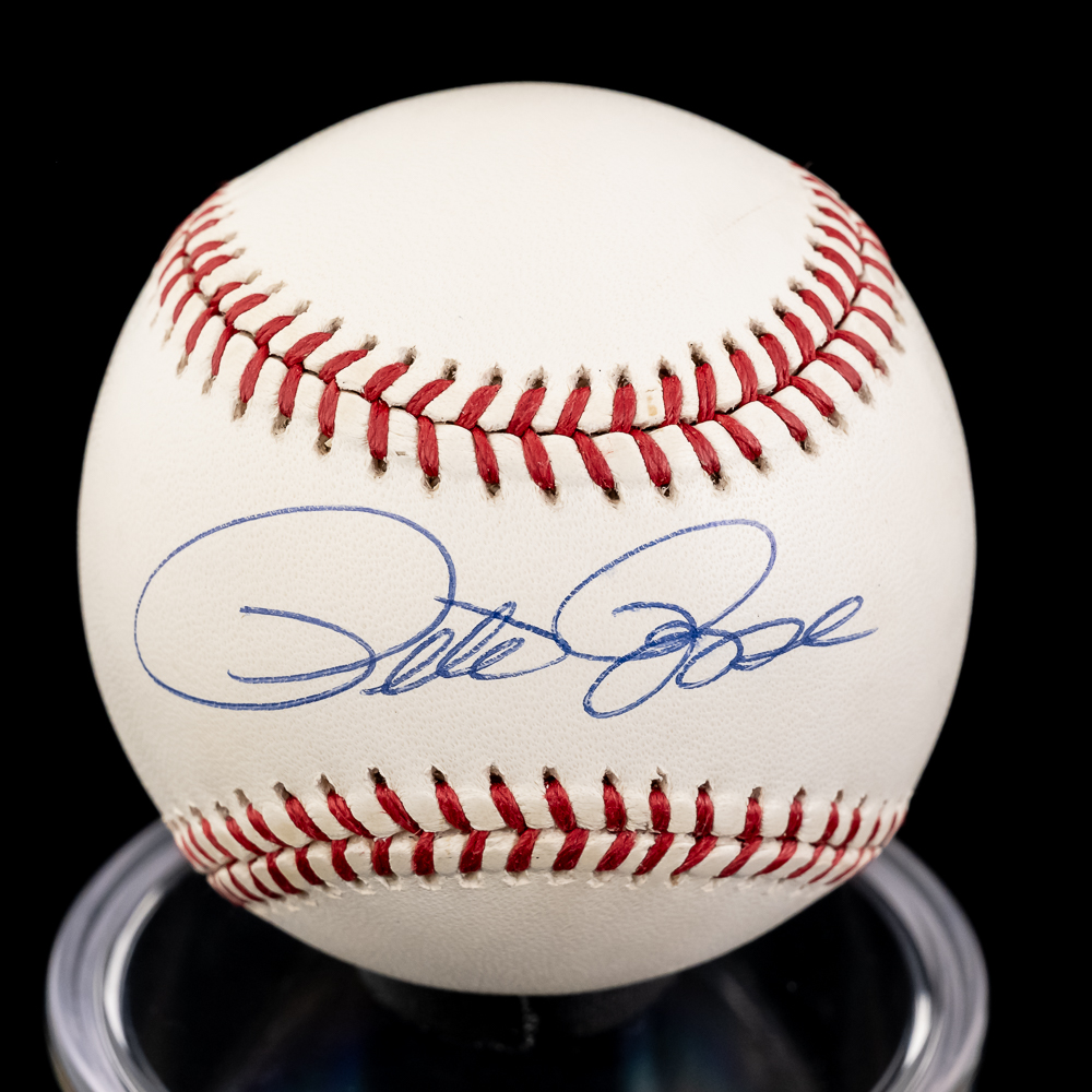 Rose Bench & Morgan Autogrphed MLB Baseballs