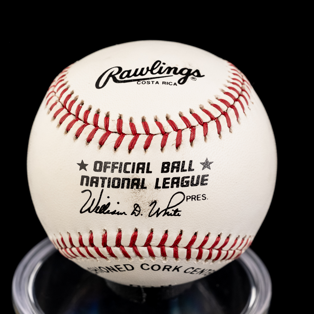 Rose Bench & Morgan Autogrphed MLB Baseballs