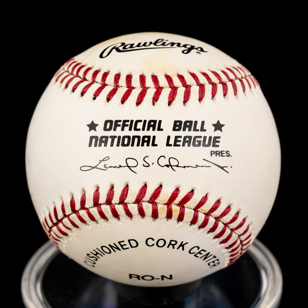 Rose Bench & Morgan Autogrphed MLB Baseballs