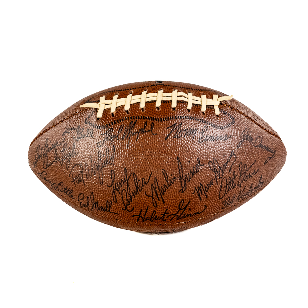77-78 LA Rams Team Signed Wilson Football & More