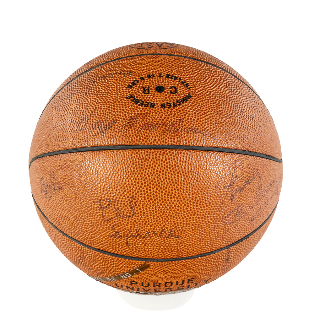 73-74 NCAA NC State Natl Champ Autographed Ball
