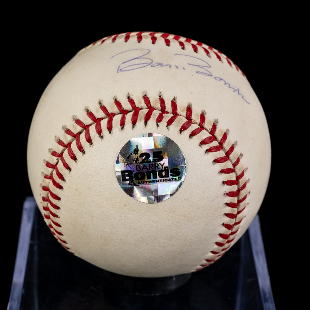 (2)Barry Bonds Autographed ONL MLB Baseballs w COA