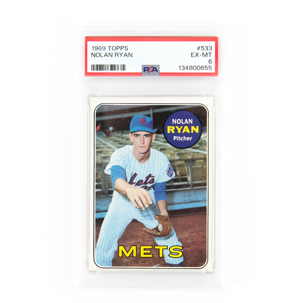 1969 Topps #533 Nolan Ryan 2nd Year PSA 6