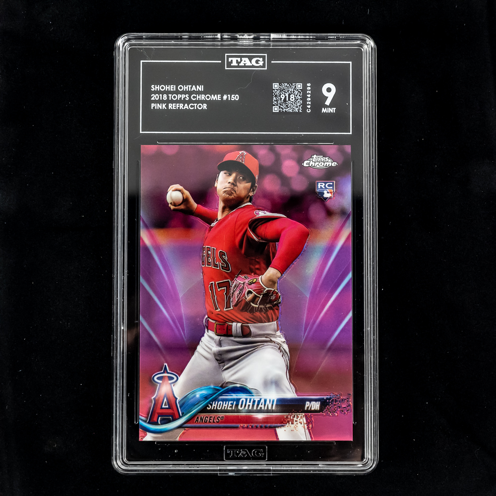 '18 Shohei Ohtani Topps Chrome PINK Refractor #150