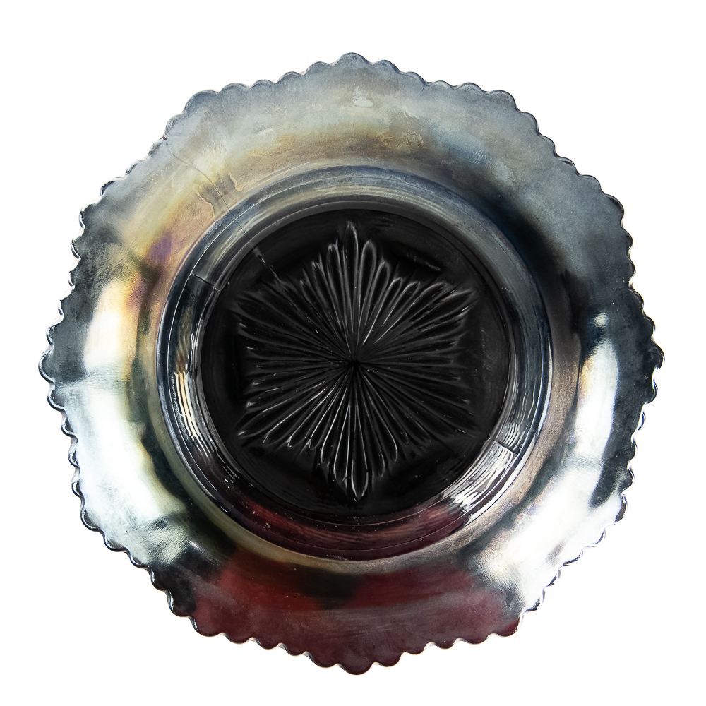 Carnival Glass: N'wood Butter Dish