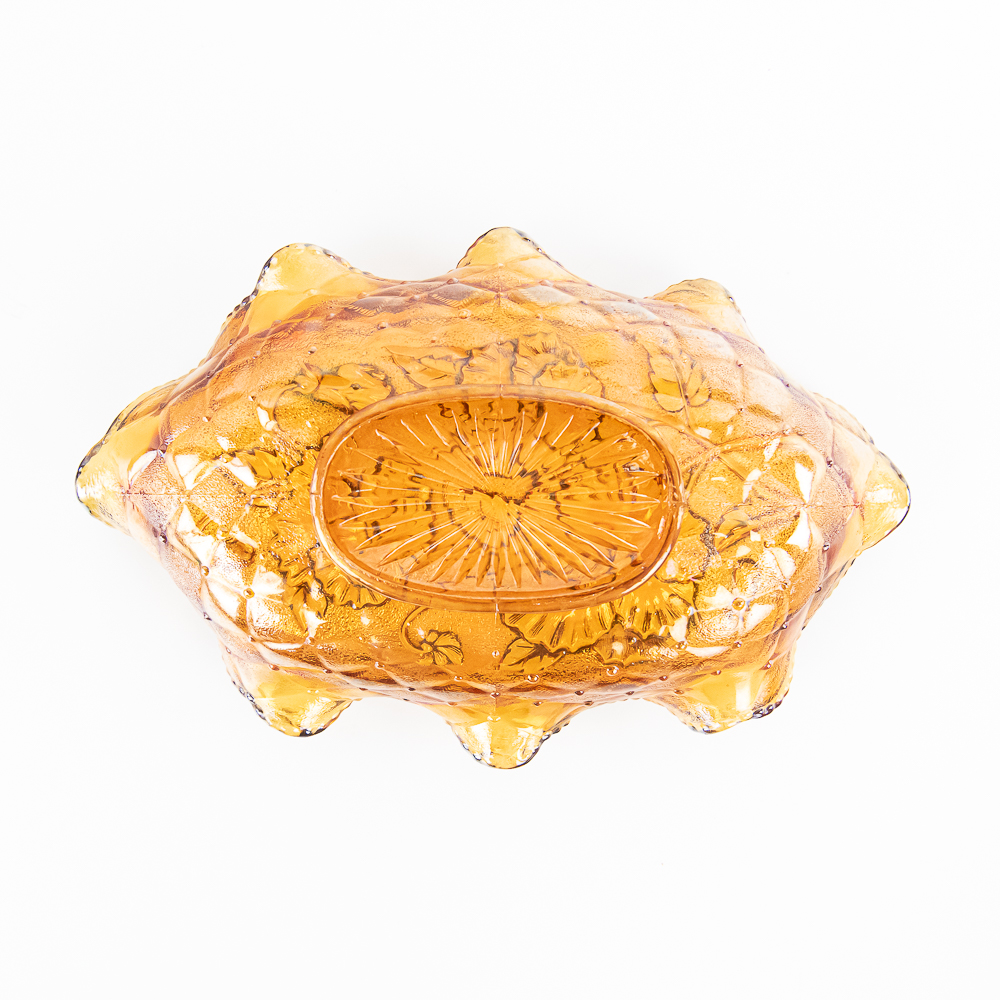 Carnival Glass: Pickle Dishes 2-Pc