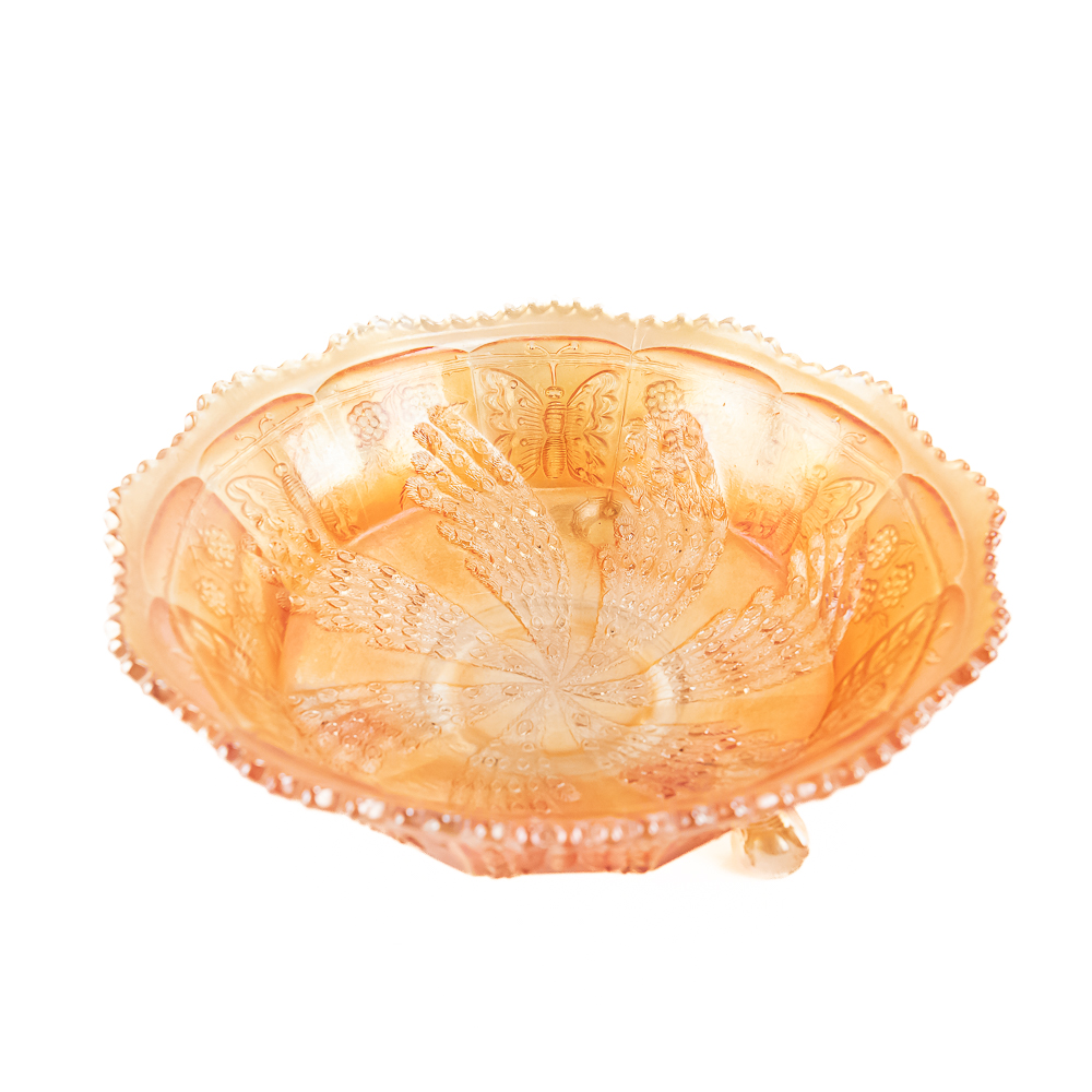 Carnival Glass: Fenton Bowls 2-Pc Lot