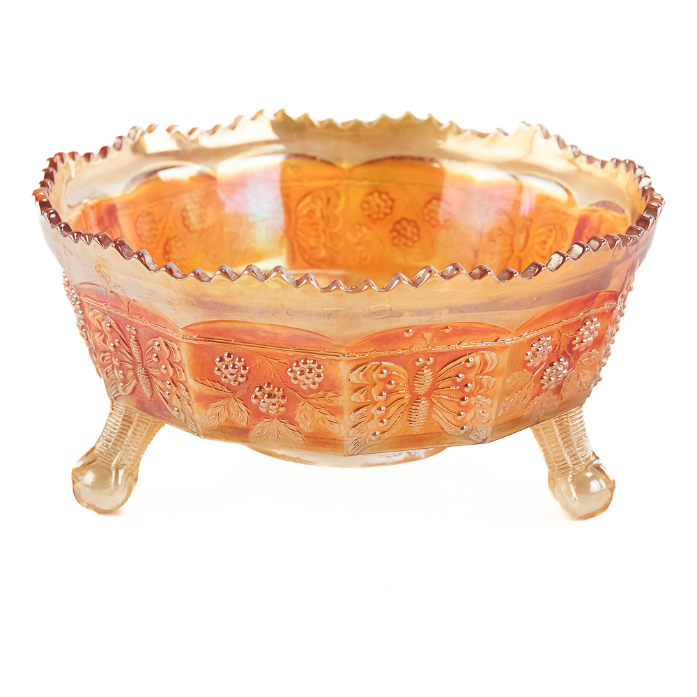 Carnival Glass: Fenton Bowls 2-Pc Lot