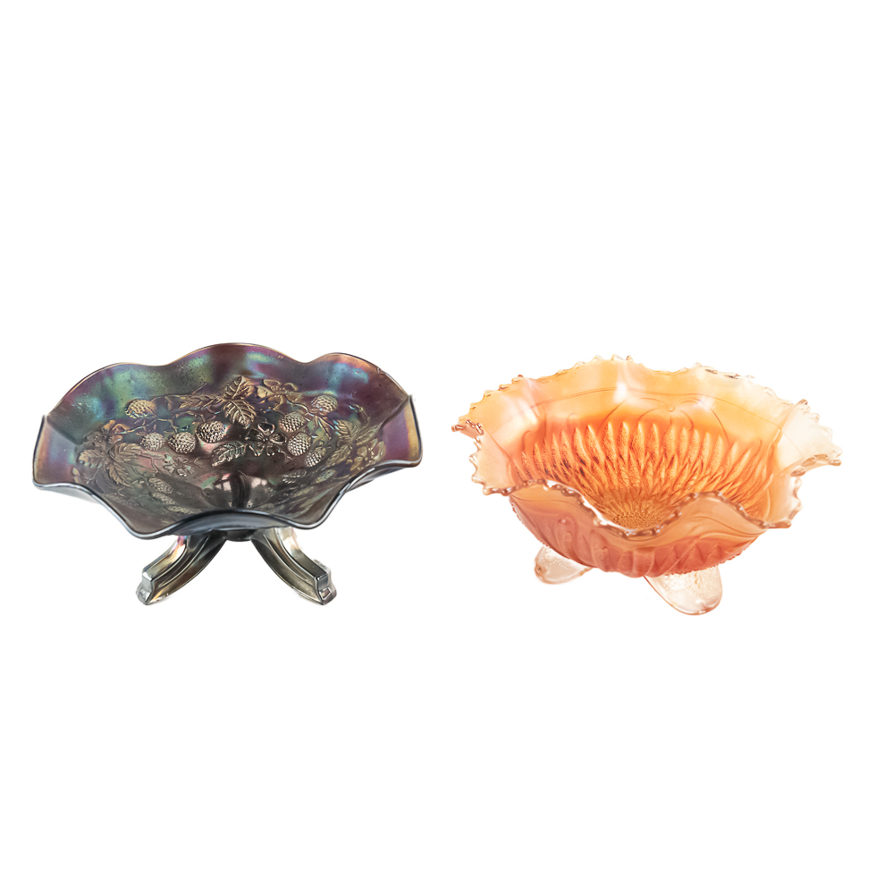 Carnival Glass: Northwood Bowls 2-Pc