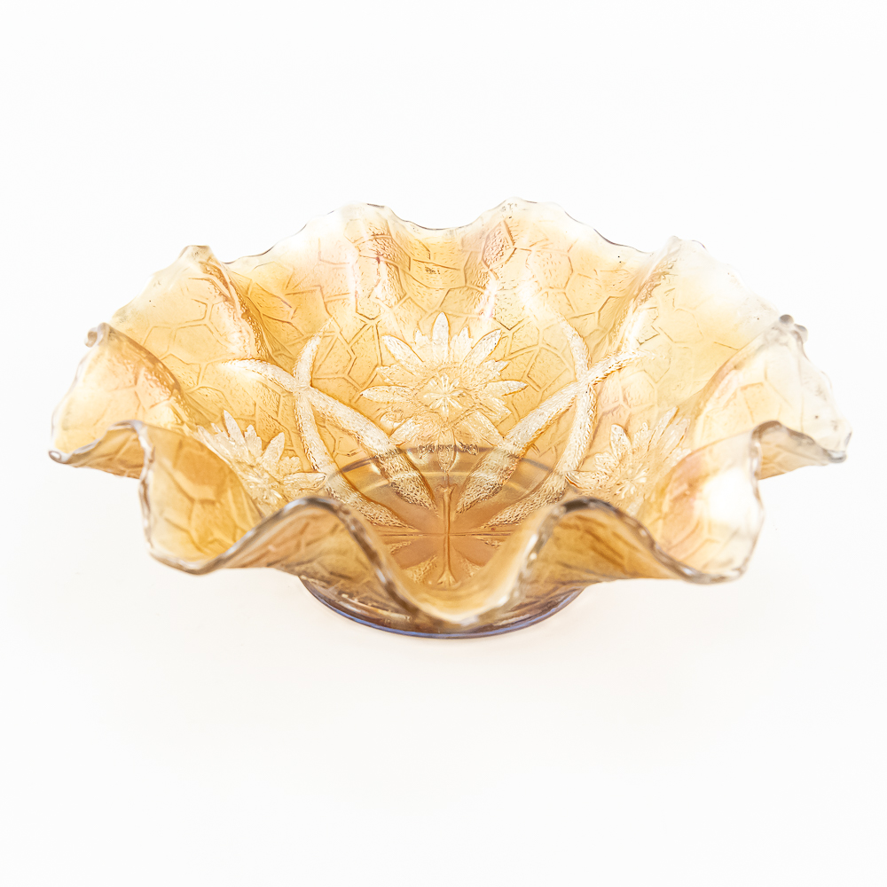 Carnival Glass: Four Flowers Variant