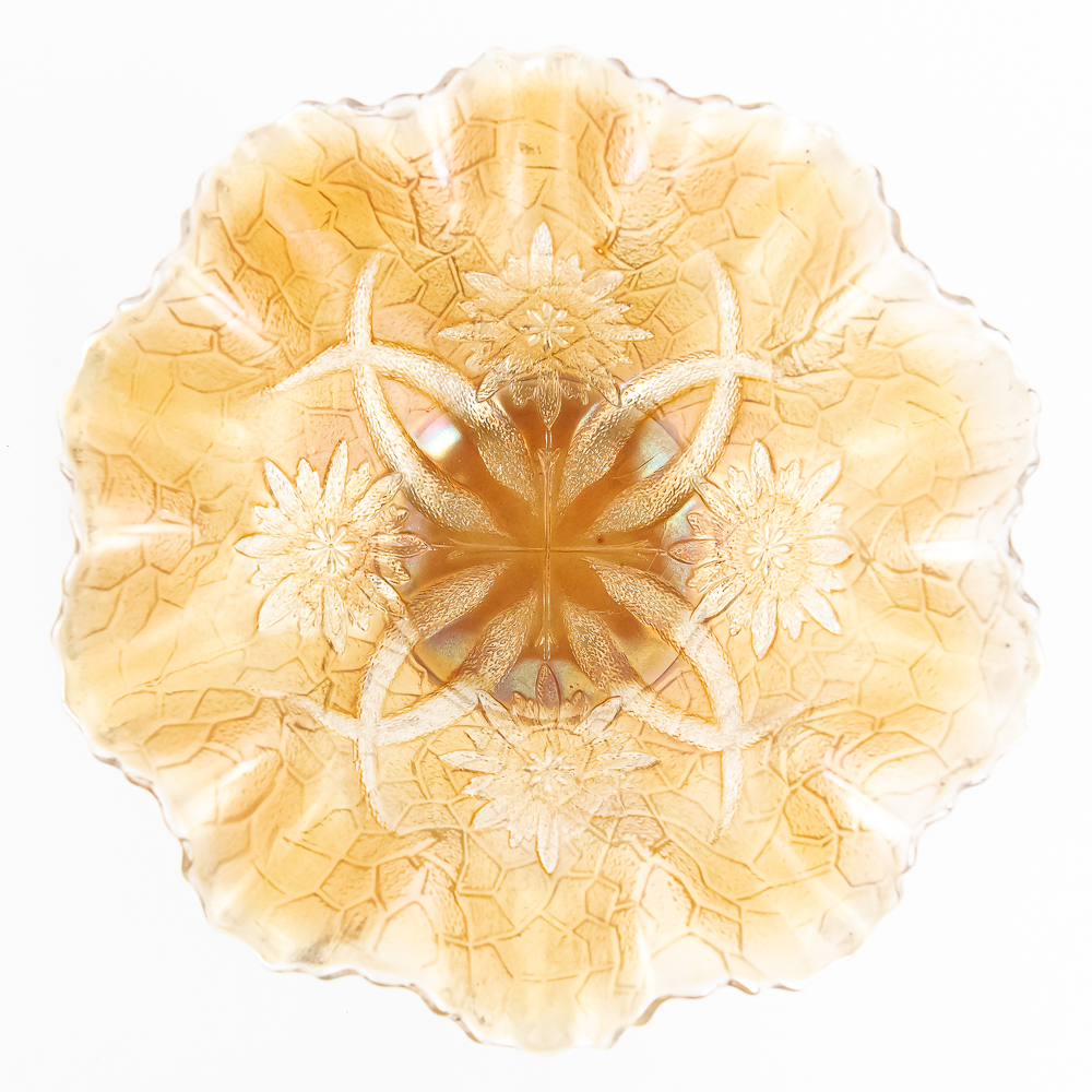 Carnival Glass: Four Flowers Variant