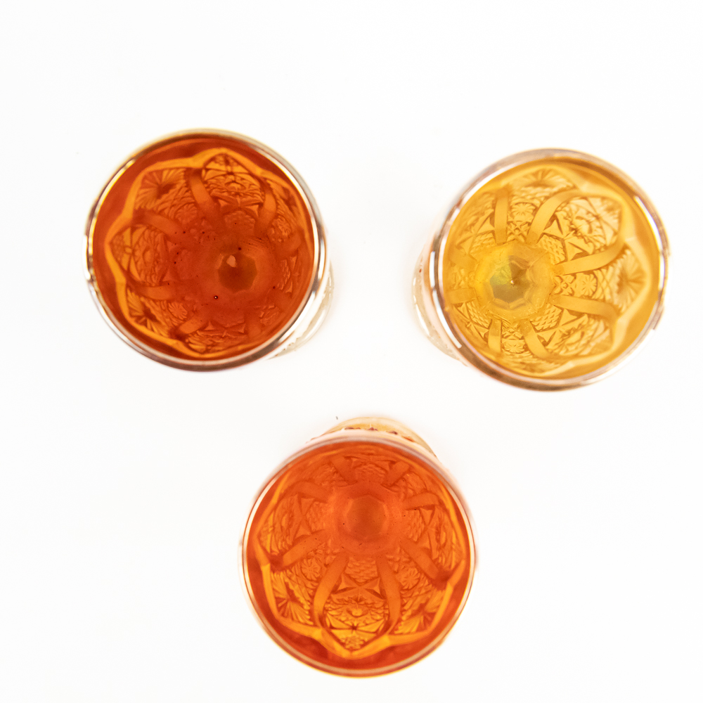 Carnival Glass: Imperial Decanter 4-Pc