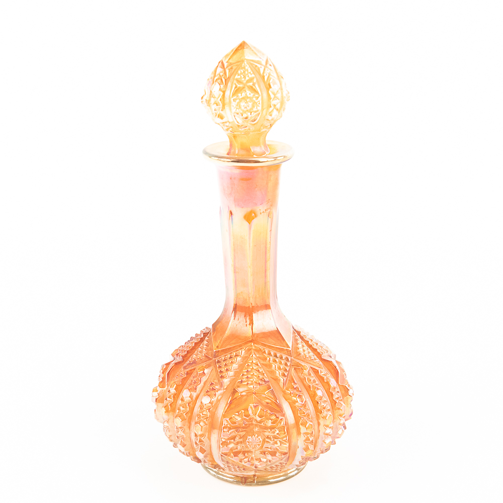 Carnival Glass: Imperial Decanter 4-Pc