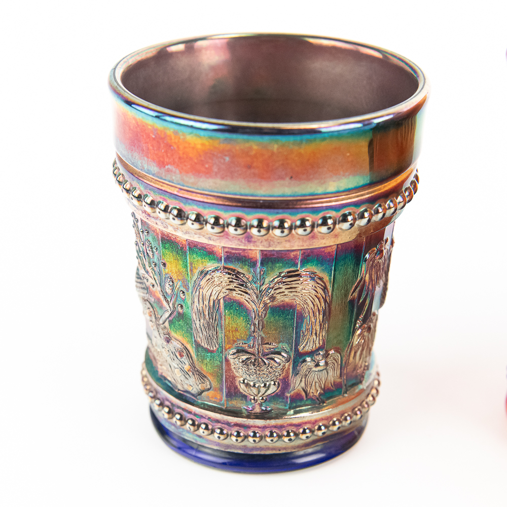 Carnival Glass: Tumblers 5-Pc Lot