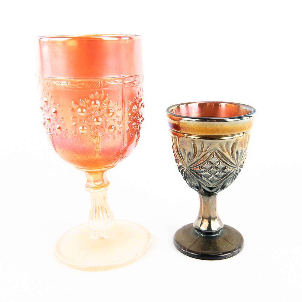 Carnival Glass: Drinkware 6-Pc Lot