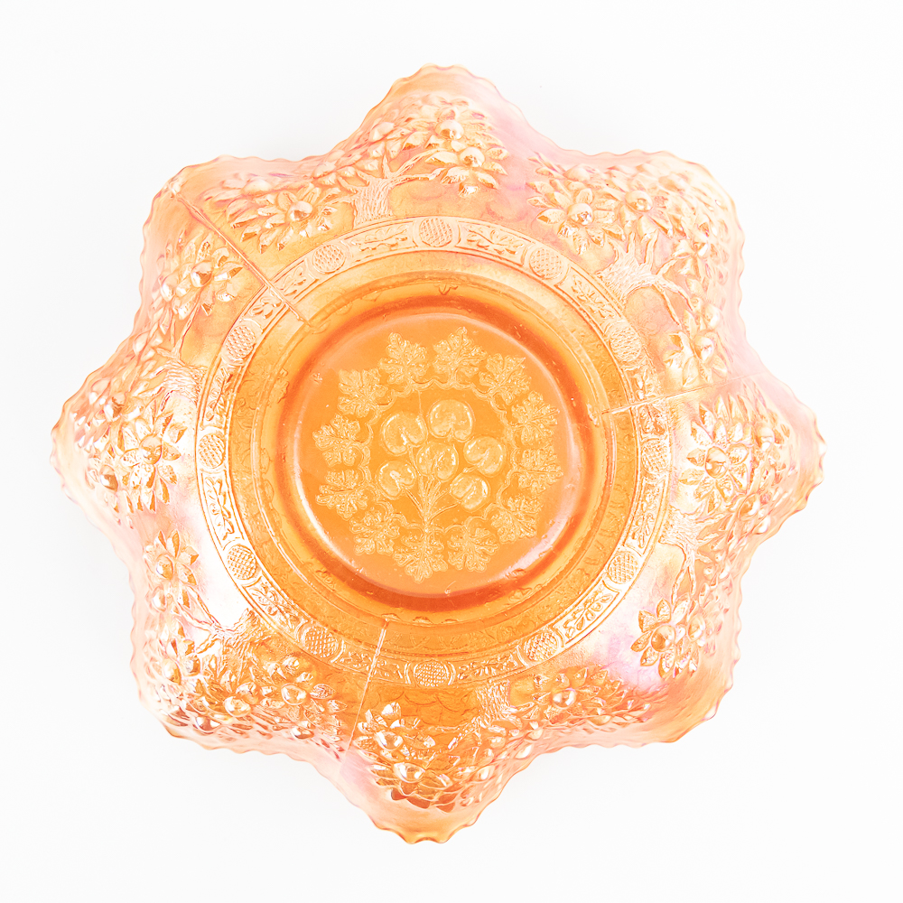 Carnival Glass: Fenton Bowls 3-Pc Lot