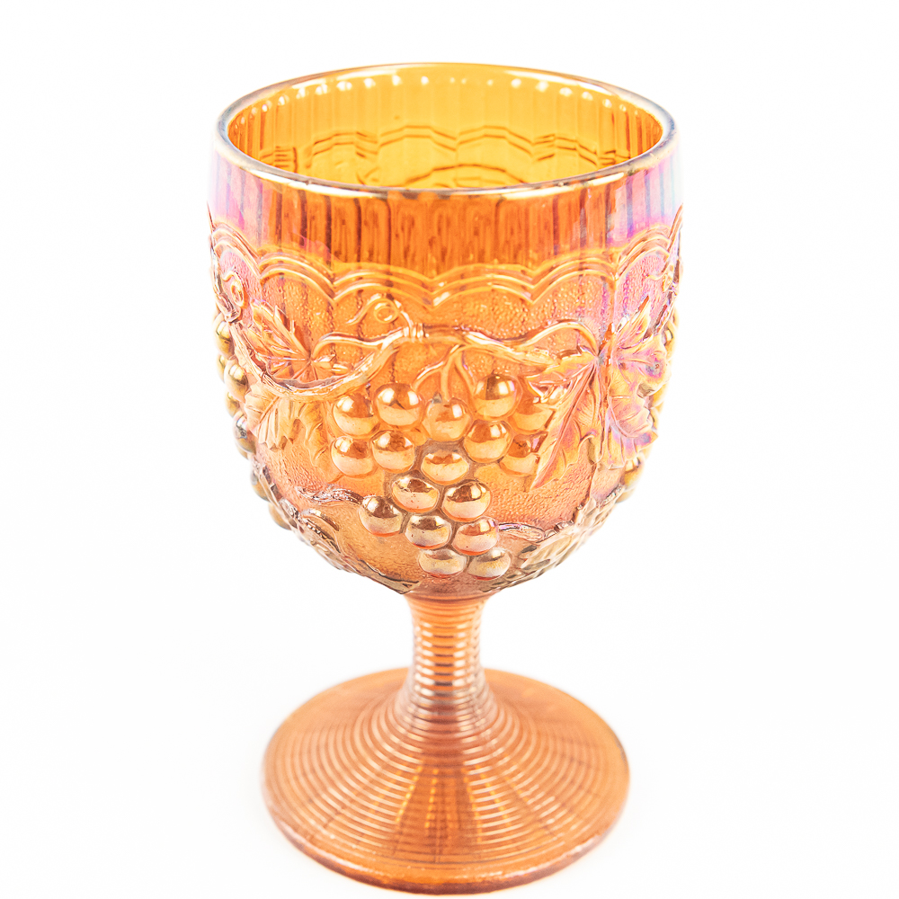 Carnival Glass: Assortment 4-Pc Lot