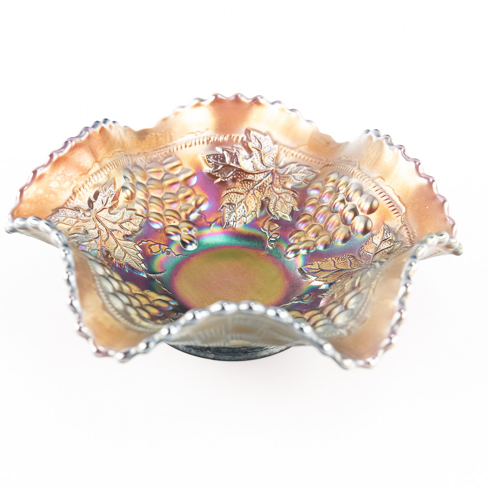 Carnival Glass Northwood: 2-Pc Lot