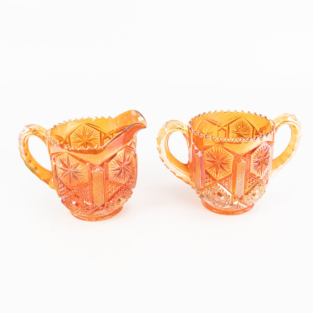 Carnival Glass: 4-Pc Lot